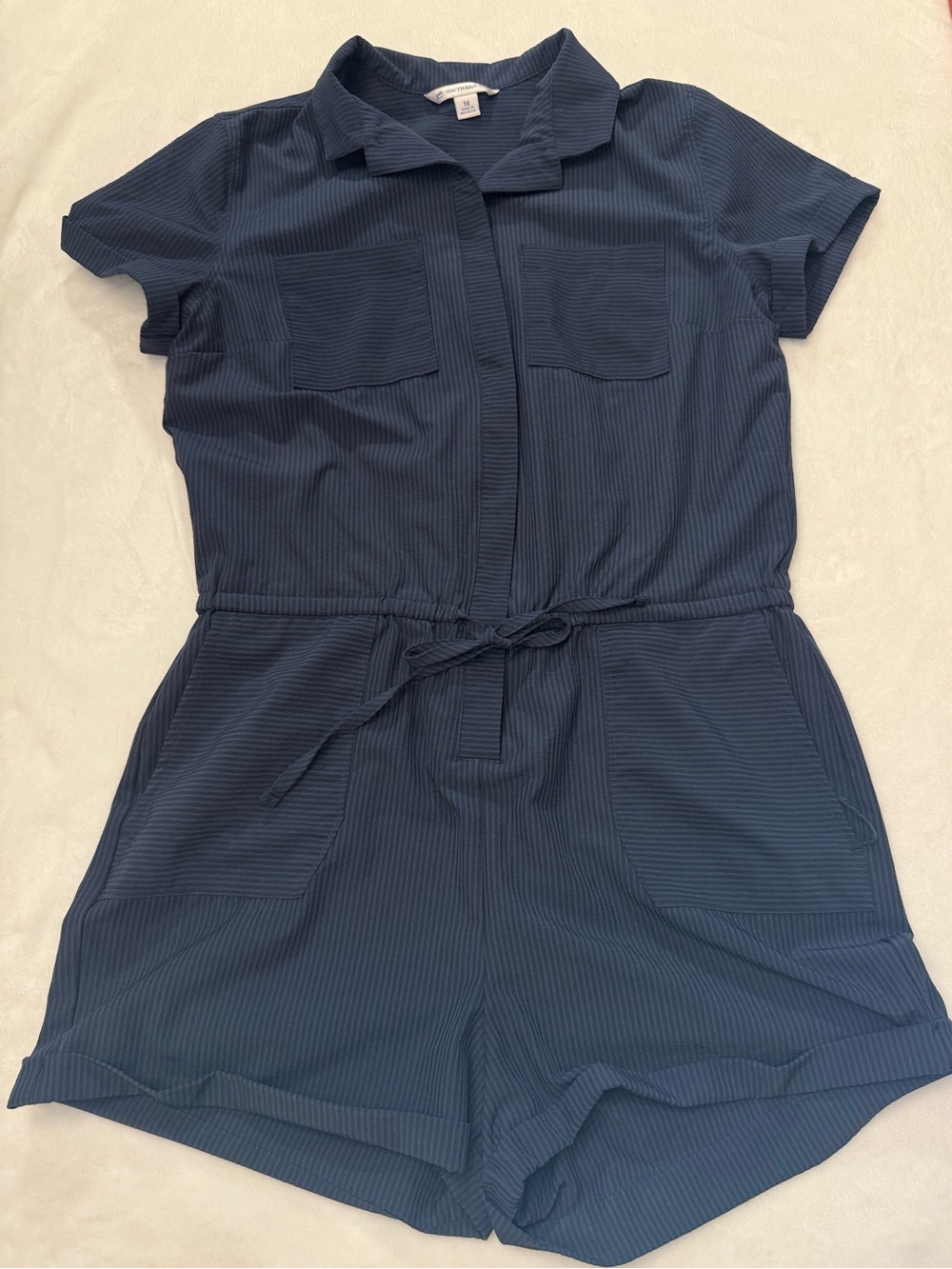 Southern Tide Navy Romper